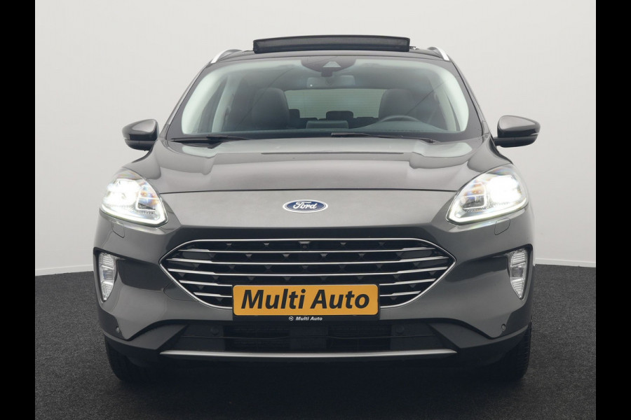 Ford Kuga 2.5 Titanium Plug In Hybrid 225pk Dealer O.H. PHEV | Panodak | Trekhaak Afneembaar | Adaptive Cruise | 360 Camera | Bang&Olufsen | Sportstoelen & Stuur Verwarmd | Keyless | Blis | Navigatie | DAB |