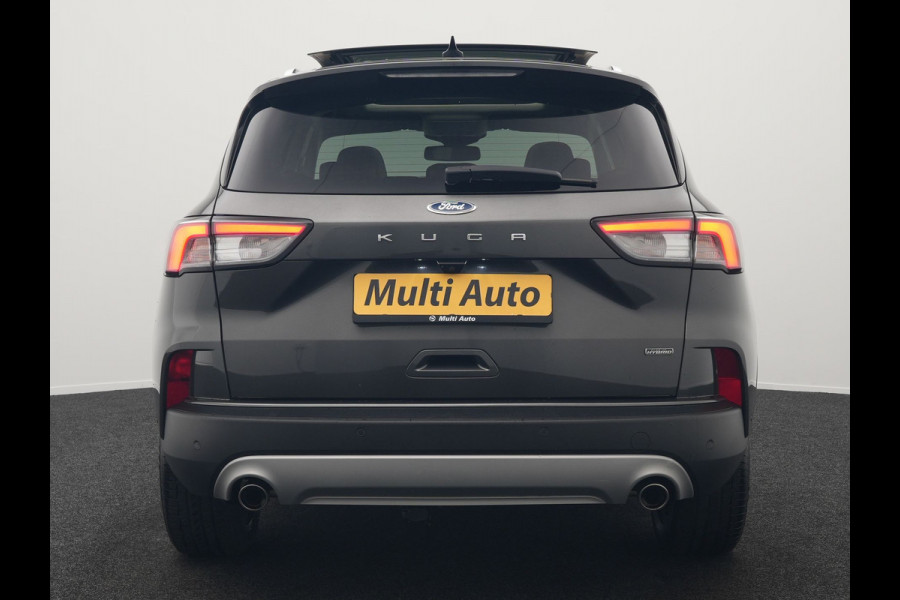Ford Kuga 2.5 Titanium Plug In Hybrid 225pk Dealer O.H. PHEV | Panodak | Trekhaak Afneembaar | Adaptive Cruise | 360 Camera | Bang&Olufsen | Sportstoelen & Stuur Verwarmd | Keyless | Blis | Navigatie | DAB |