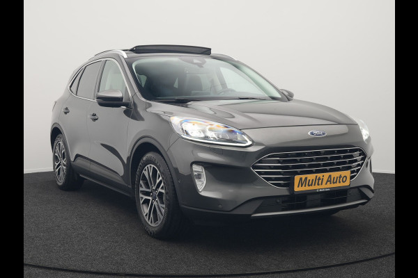 Ford Kuga 2.5 Titanium Plug In Hybrid 225pk Dealer O.H. PHEV | Panodak | Trekhaak Afneembaar | Adaptive Cruise | 360 Camera | Bang&Olufsen | Sportstoelen & Stuur Verwarmd | Keyless | Blis | Navigatie | DAB |