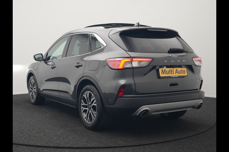 Ford Kuga 2.5 Titanium Plug In Hybrid 225pk Dealer O.H. PHEV | Panodak | Trekhaak Afneembaar | Adaptive Cruise | 360 Camera | Bang&Olufsen | Sportstoelen & Stuur Verwarmd | Keyless | Blis | Navigatie | DAB |