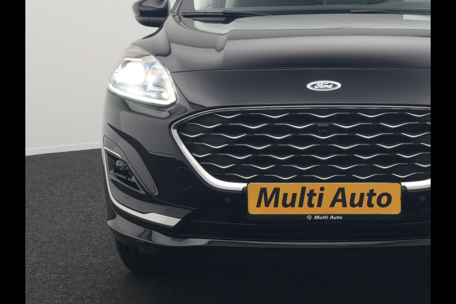 Ford Kuga 2.5 Vignale Plug In Hybrid 225pk Dealer O.H. PHEV | Trekhaak Afneembaar | Head Up | 360 Camera | Adaptive Cruise | Lederen Sportstoelen Memory & Verwarmd | Bang&Olufsen | Stuur Verwarmd | Apple Carplay | Blis | Keyless | Navigatie | DAB