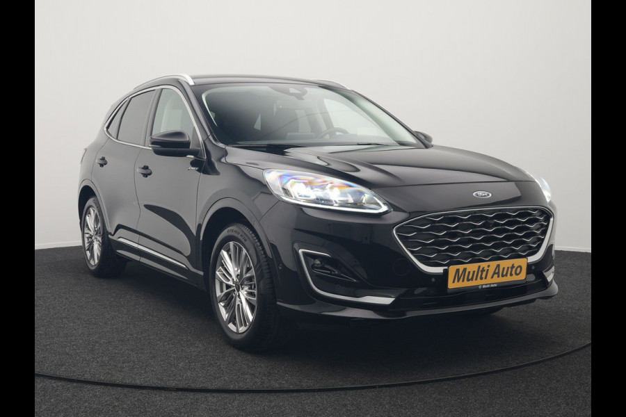 Ford Kuga 2.5 Vignale Plug In Hybrid 225pk Dealer O.H. PHEV | Trekhaak Afneembaar | Head Up | 360 Camera | Adaptive Cruise | Lederen Sportstoelen Memory & Verwarmd | Bang&Olufsen | Stuur Verwarmd | Apple Carplay | Blis | Keyless | Navigatie | DAB