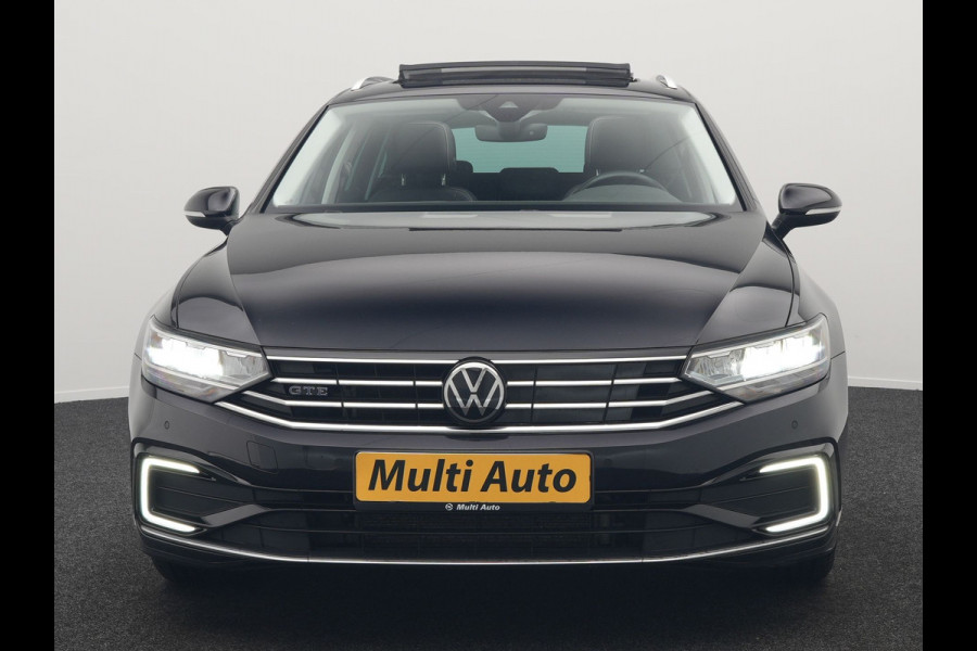 Volkswagen Passat Variant 1.4 TSI GTE Business Plug In Hybrid 218pk Dealer O.H PHEV | Trekhaak Af Fabriek | Panodak | Adaptive Cruise | Camera | Alcantara Sportstoelen Massage & Verwarmd | Apple Carplay | Navigatie | Keyless | Virtual | DAB |