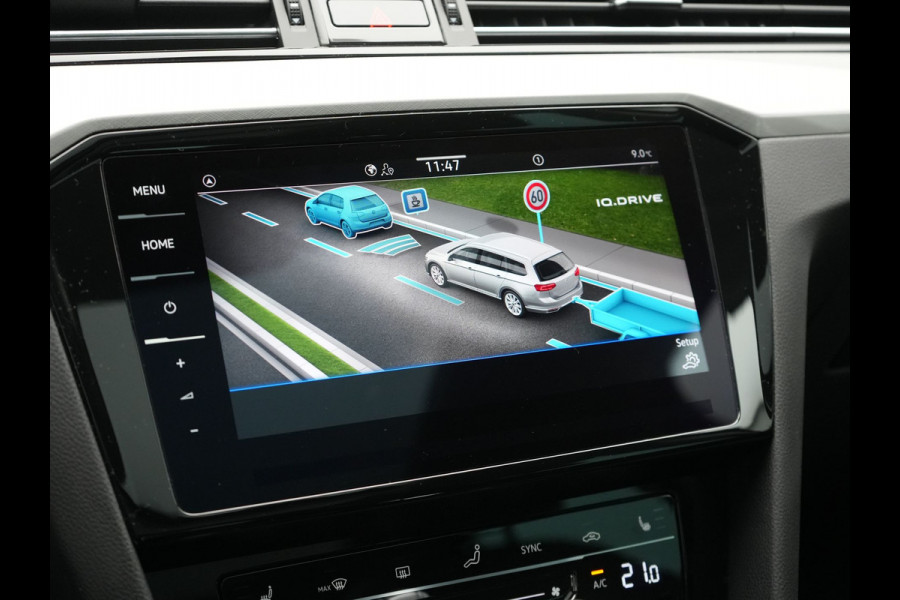 Volkswagen Passat Variant 1.4 TSI GTE Business Plug In Hybrid 218pk Dealer O.H PHEV | Trekhaak Af Fabriek | Panodak | Adaptive Cruise | Camera | Alcantara Sportstoelen Massage & Verwarmd | Apple Carplay | Navigatie | Keyless | Virtual | DAB |