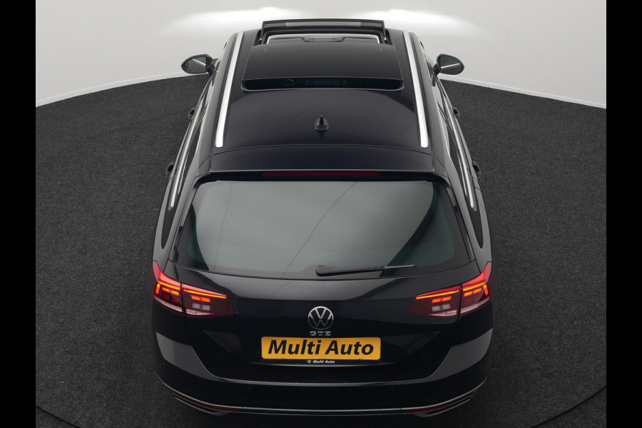 Volkswagen Passat Variant 1.4 TSI GTE Business Plug In Hybrid 218pk Dealer O.H PHEV | Trekhaak Af Fabriek | Panodak | Adaptive Cruise | Camera | Alcantara Sportstoelen Massage & Verwarmd | Apple Carplay | Navigatie | Keyless | Virtual | DAB |