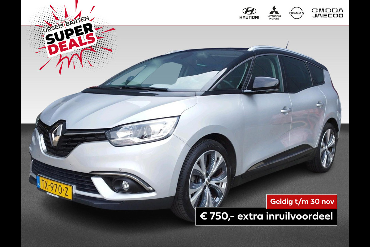 Renault Grand Scénic 1.3 TCe Intens 7p. | 7-zitter | Zwart dak | Half lederen bekleding |