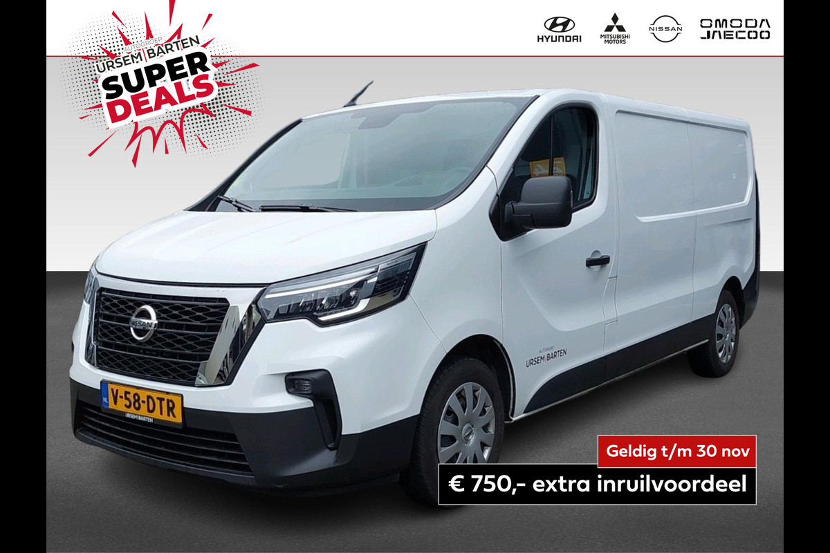 Nissan Primastar 2.0 dCi L2H1 Acenta Trekhaak, lat om lat betimmering, laadvloer en superlocking .