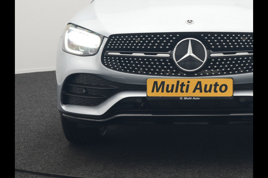 Mercedes-Benz GLC 300e 4MATIC AMG Plug In Hybrid 320pk Dealer O.H PHEV | Panodak | Adaptive Cruise | Burmester Audio | Camera | 20"L.M | Lederen Sportstoelen Verwarmd | Apple Carplay | Blis | Sfeerverlichting | Navigatie | DAB |