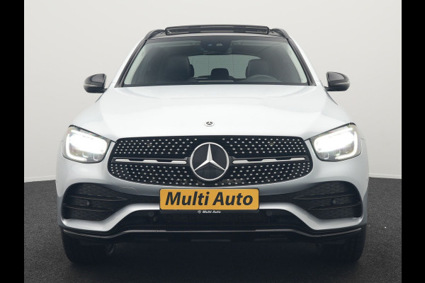 Mercedes-Benz GLC 300e 4MATIC AMG Plug In Hybrid 320pk Dealer O.H PHEV | Panodak | Adaptive Cruise | Burmester Audio | Camera | 20"L.M | Lederen Sportstoelen Verwarmd | Apple Carplay | Blis | Sfeerverlichting | Navigatie | DAB |