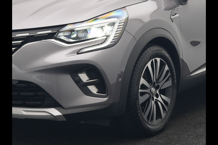 Renault Captur 1.6 E-Tech Initiale Paris Plug In Hybrid 160pk Dealer O.H PHEV | Adaptive Cruise | 360 Camera | Lederen Sportstoelen Verwarmd | Stuur Verwarmd | Blis | Keyless | Navigatie | DAB | 18"L.M |