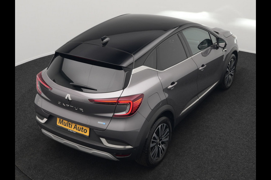 Renault Captur 1.6 E-Tech Initiale Paris Plug In Hybrid 160pk Dealer O.H PHEV | Adaptive Cruise | 360 Camera | Lederen Sportstoelen Verwarmd | Stuur Verwarmd | Blis | Keyless | Navigatie | DAB | 18"L.M |