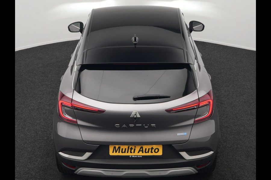 Renault Captur 1.6 E-Tech Initiale Paris Plug In Hybrid 160pk Dealer O.H PHEV | Adaptive Cruise | 360 Camera | Lederen Sportstoelen Verwarmd | Stuur Verwarmd | Blis | Keyless | Navigatie | DAB | 18"L.M |