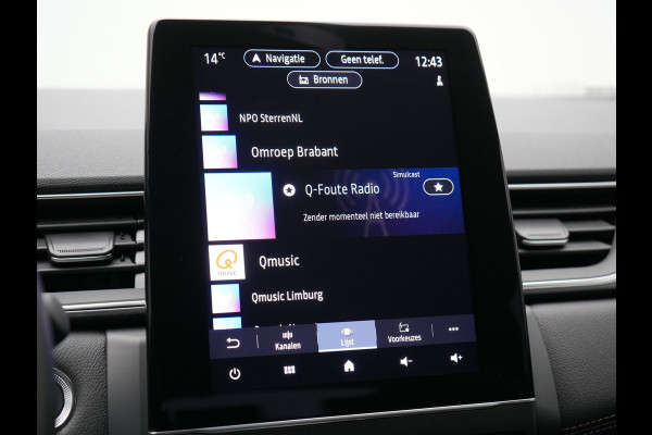 Renault Captur 1.6 E-Tech Initiale Paris Plug In Hybrid 160pk Dealer O.H PHEV | Adaptive Cruise | 360 Camera | Lederen Sportstoelen Verwarmd | Stuur Verwarmd | Blis | Keyless | Navigatie | DAB | 18"L.M |