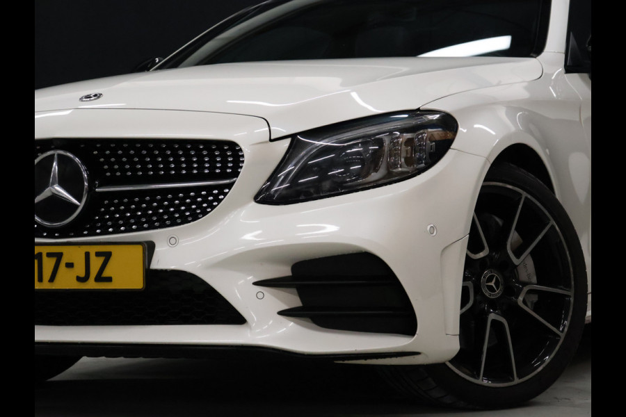 Mercedes-Benz C-Klasse Coupé 300 Sport Edition [SCHUIFKANTELDAK, PDC V+A, CAMERA 360, APPLE CARPLAY, ANDROID AUTO, CRUISE CONTROL, BURMESTER, STOELVERWARMING, FLIPPERS, NIEUWSTAAT]