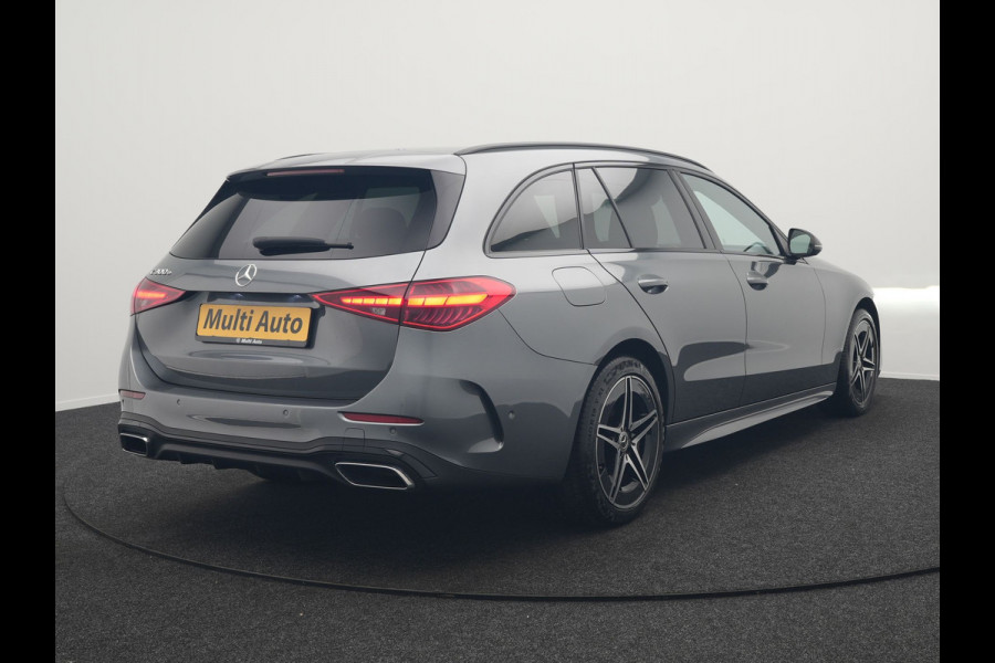 Mercedes-Benz C-Klasse Estate 300 e AMG Line NIEUW MODEL Plug In Hybrid 313pk Dealer O.H PHEV | Adaptive Cruise | Camera | Alcantara Sportstoelen Verwarmd | Sfeerverlichting | Virtual | Blis | Navigatie | DAB |