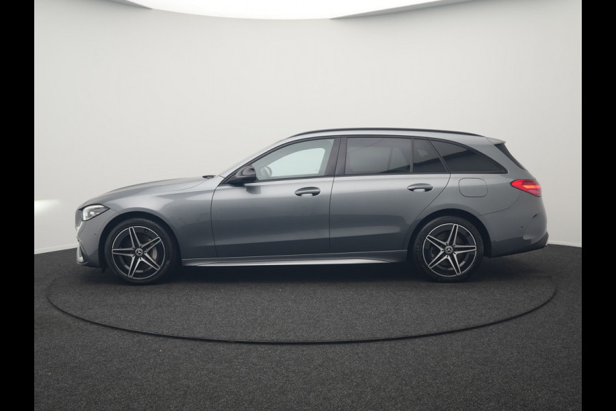 Mercedes-Benz C-Klasse Estate 300 e AMG Line NIEUW MODEL Plug In Hybrid 313pk Dealer O.H PHEV | Adaptive Cruise | Camera | Alcantara Sportstoelen Verwarmd | Sfeerverlichting | Virtual | Blis | Navigatie | DAB |