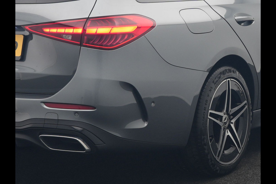 Mercedes-Benz C-Klasse Estate 300 e AMG Line NIEUW MODEL Plug In Hybrid 313pk Dealer O.H PHEV | Adaptive Cruise | Camera | Alcantara Sportstoelen Verwarmd | Sfeerverlichting | Virtual | Blis | Navigatie | DAB |