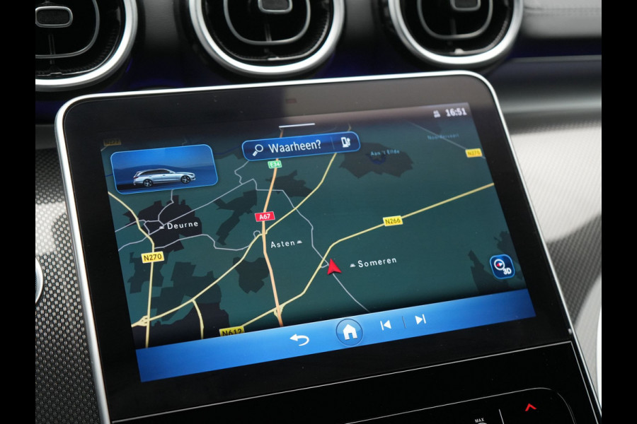 Mercedes-Benz C-Klasse Estate 300 e AMG Line NIEUW MODEL Plug In Hybrid 313pk Dealer O.H PHEV | Adaptive Cruise | Camera | Alcantara Sportstoelen Verwarmd | Sfeerverlichting | Virtual | Blis | Navigatie | DAB |