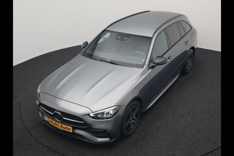 Mercedes-Benz C-Klasse Estate 300 e AMG Line NIEUW MODEL Plug In Hybrid 313pk Dealer O.H PHEV | Adaptive Cruise | Camera | Alcantara Sportstoelen Verwarmd | Sfeerverlichting | Virtual | Blis | Navigatie | DAB |