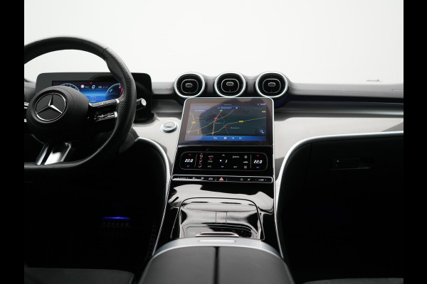 Mercedes-Benz C-Klasse Estate 300 e AMG Line NIEUW MODEL Plug In Hybrid 313pk Dealer O.H PHEV | Adaptive Cruise | Camera | Alcantara Sportstoelen Verwarmd | Sfeerverlichting | Virtual | Blis | Navigatie | DAB |