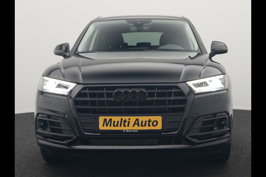 Audi Q5 50 TFSI e quattro S Line Plug In Hybrid 299pk Dealer O.H PHEV | Luchtvering | Trekhaak Af Fabriek | Adaptive Cruise | Camera | Virtual | Apple Carplay | Alcantara Sportstoelen Verwarmd | Keyless | Navigatie | DAB |