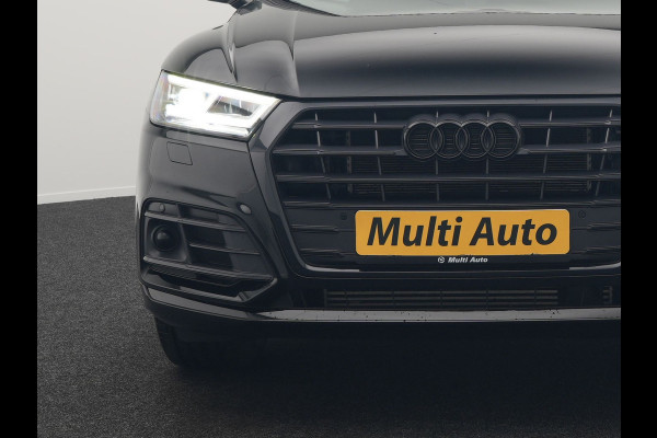 Audi Q5 50 TFSI e quattro S Line Plug In Hybrid 299pk Dealer O.H PHEV | Luchtvering | Trekhaak Af Fabriek | Adaptive Cruise | Camera | Virtual | Apple Carplay | Alcantara Sportstoelen Verwarmd | Keyless | Navigatie | DAB |
