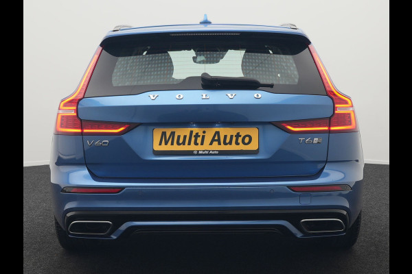 Volvo V60 T6 Recharge AWD R-Design Plug In Hybrid 340pk Dealer O.H PHEV | Trekhaak Af Fabriek | Adaptive Cruise | Camera | Lederen Sporstoelen Memory & Verwarmd | Harman & Kardon | Apple Carplay | Navigatie | Virtual | DAB |