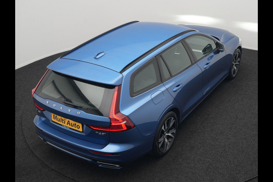 Volvo V60 T6 Recharge AWD R-Design Plug In Hybrid 340pk Dealer O.H PHEV | Trekhaak Af Fabriek | Adaptive Cruise | Camera | Lederen Sporstoelen Memory & Verwarmd | Harman & Kardon | Apple Carplay | Navigatie | Virtual | DAB |