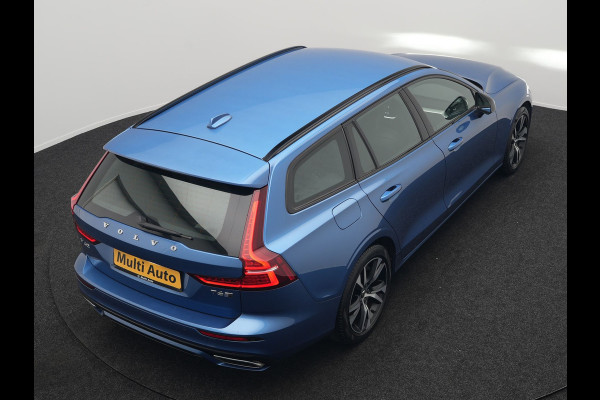 Volvo V60 T6 Recharge AWD R-Design Plug In Hybrid 340pk Dealer O.H PHEV | Trekhaak Af Fabriek | Adaptive Cruise | Camera | Lederen Sporstoelen Memory & Verwarmd | Harman & Kardon | Apple Carplay | Navigatie | Virtual | DAB |