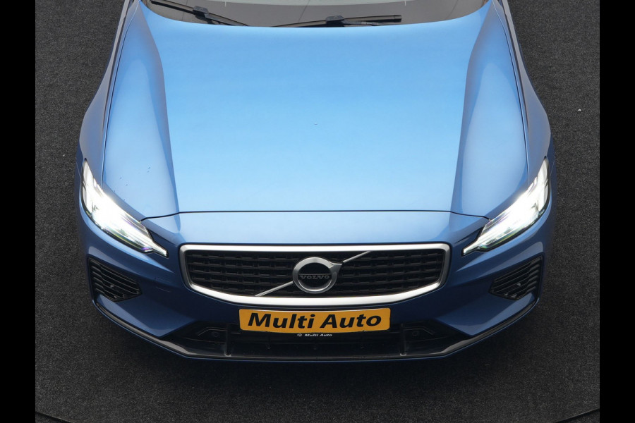 Volvo V60 T6 Recharge AWD R-Design Plug In Hybrid 340pk Dealer O.H PHEV | Trekhaak Af Fabriek | Adaptive Cruise | Camera | Lederen Sporstoelen Memory & Verwarmd | Harman & Kardon | Apple Carplay | Navigatie | Virtual | DAB |