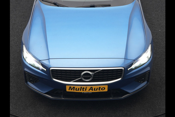 Volvo V60 T6 Recharge AWD R-Design Plug In Hybrid 340pk Dealer O.H PHEV | Trekhaak Af Fabriek | Adaptive Cruise | Camera | Lederen Sporstoelen Memory & Verwarmd | Harman & Kardon | Apple Carplay | Navigatie | Virtual | DAB |