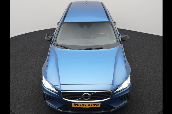 Volvo V60 T6 Recharge AWD R-Design Plug In Hybrid 340pk Dealer O.H PHEV | Trekhaak Af Fabriek | Adaptive Cruise | Camera | Lederen Sporstoelen Memory & Verwarmd | Harman & Kardon | Apple Carplay | Navigatie | Virtual | DAB |