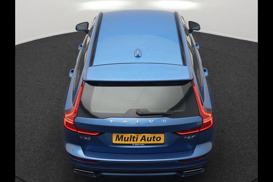 Volvo V60 T6 Recharge AWD R-Design Plug In Hybrid 340pk Dealer O.H PHEV | Trekhaak Af Fabriek | Adaptive Cruise | Camera | Lederen Sporstoelen Memory & Verwarmd | Harman & Kardon | Apple Carplay | Navigatie | Virtual | DAB |