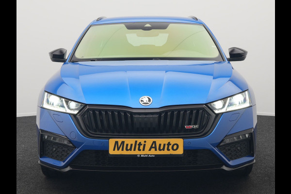 Škoda Octavia Combi 1.4 TSI RS iV Business Plug In Hybrid 245pk Dealer O.H PHEV | Adaptive Cruise | Camera | Sportstoelen Verwarmd | Apple Carplay | Navigatie | Crystal LED | Blis | Keyless | Stuur Verwarmd | Virtual | DAB |