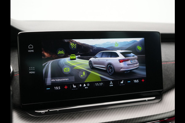 Škoda Octavia Combi 1.4 TSI RS iV Business Plug In Hybrid 245pk Dealer O.H PHEV | Adaptive Cruise | Camera | Sportstoelen Verwarmd | Apple Carplay | Navigatie | Crystal LED | Blis | Keyless | Stuur Verwarmd | Virtual | DAB |