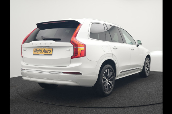 Volvo XC90 T8 Recharge AWD Core Bright Plug In Hybrid 456pk 7-Persoons Dealer O.H PHEV | Trekhaak Af Fabriek | Adaptive Cruise | Camera | Lederen Sportstoelen Memory & Verwarmd | Google Assistent | Apple Carplay | Stuur Verwarmd | Virtual | Blis | Navigatie | DAB |