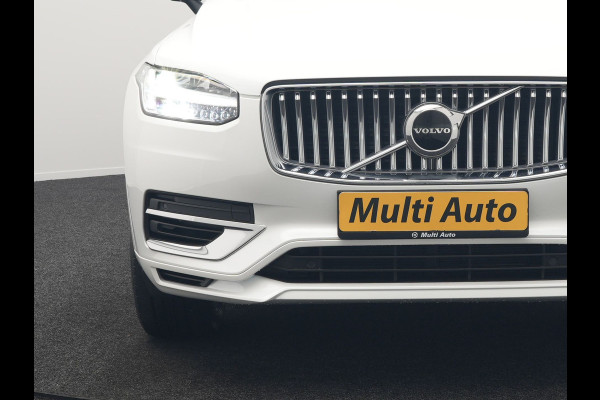 Volvo XC90 T8 Recharge AWD Core Bright Plug In Hybrid 456pk 7-Persoons Dealer O.H PHEV | Trekhaak Af Fabriek | Adaptive Cruise | Camera | Lederen Sportstoelen Memory & Verwarmd | Google Assistent | Apple Carplay | Stuur Verwarmd | Virtual | Blis | Navigatie | DAB |