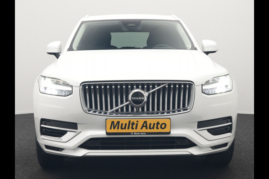 Volvo XC90 T8 Recharge AWD Core Bright Plug In Hybrid 456pk 7-Persoons Dealer O.H PHEV | Trekhaak Af Fabriek | Adaptive Cruise | Camera | Lederen Sportstoelen Memory & Verwarmd | Google Assistent | Apple Carplay | Stuur Verwarmd | Virtual | Blis | Navigatie | DAB |
