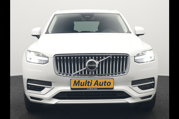 Volvo XC90 T8 Recharge AWD Core Bright Plug In Hybrid 456pk 7-Persoons Dealer O.H PHEV | Trekhaak Af Fabriek | Adaptive Cruise | Camera | Lederen Sportstoelen Memory & Verwarmd | Google Assistent | Apple Carplay | Stuur Verwarmd | Virtual | Blis | Navigatie | DAB |