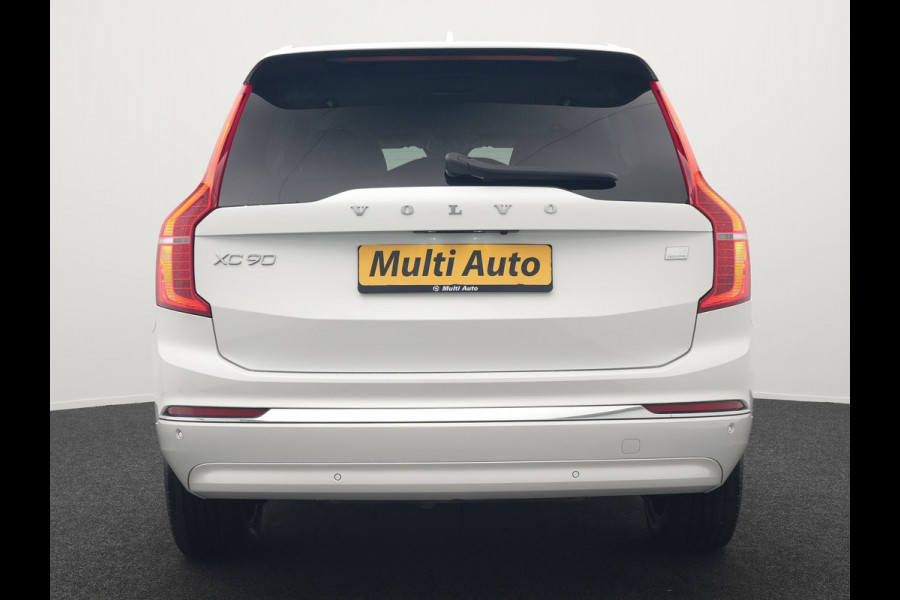 Volvo XC90 T8 Recharge AWD Core Bright Plug In Hybrid 456pk 7-Persoons Dealer O.H PHEV | Trekhaak Af Fabriek | Adaptive Cruise | Camera | Lederen Sportstoelen Memory & Verwarmd | Google Assistent | Apple Carplay | Stuur Verwarmd | Virtual | Blis | Navigatie | DAB |