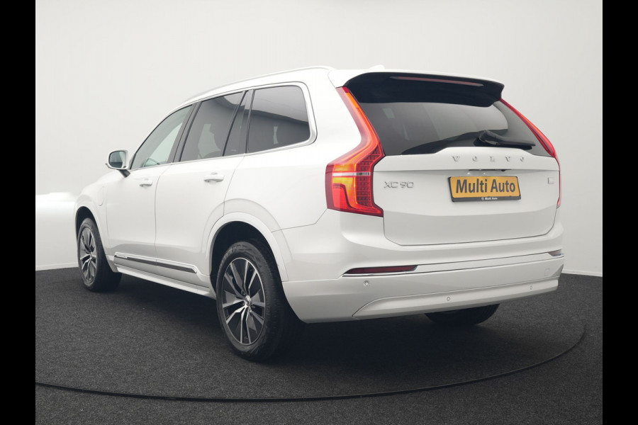 Volvo XC90 T8 Recharge AWD Core Bright Plug In Hybrid 456pk 7-Persoons Dealer O.H PHEV | Trekhaak Af Fabriek | Adaptive Cruise | Camera | Lederen Sportstoelen Memory & Verwarmd | Google Assistent | Apple Carplay | Stuur Verwarmd | Virtual | Blis | Navigatie | DAB |