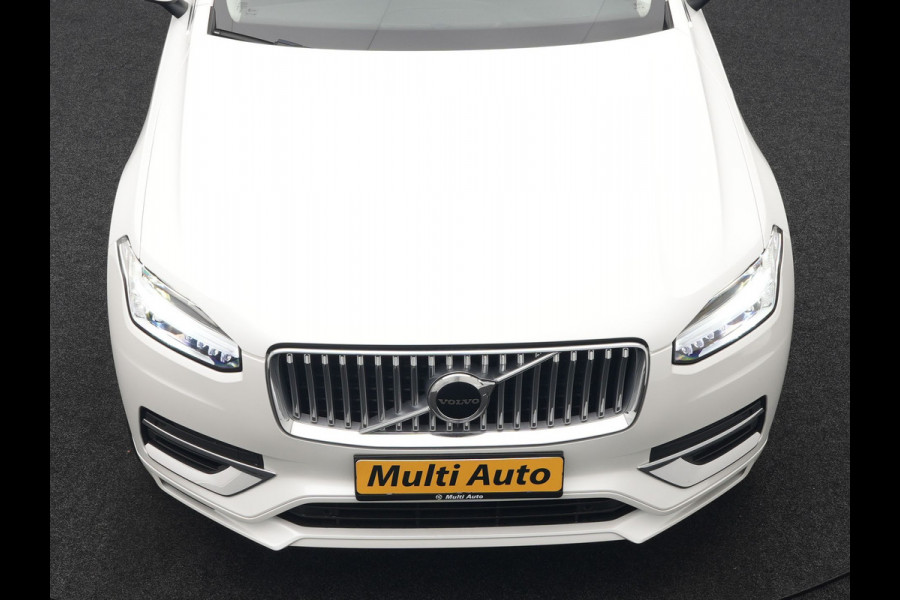 Volvo XC90 T8 Recharge AWD Core Bright Plug In Hybrid 456pk 7-Persoons Dealer O.H PHEV | Trekhaak Af Fabriek | Adaptive Cruise | Camera | Lederen Sportstoelen Memory & Verwarmd | Google Assistent | Apple Carplay | Stuur Verwarmd | Virtual | Blis | Navigatie | DAB |