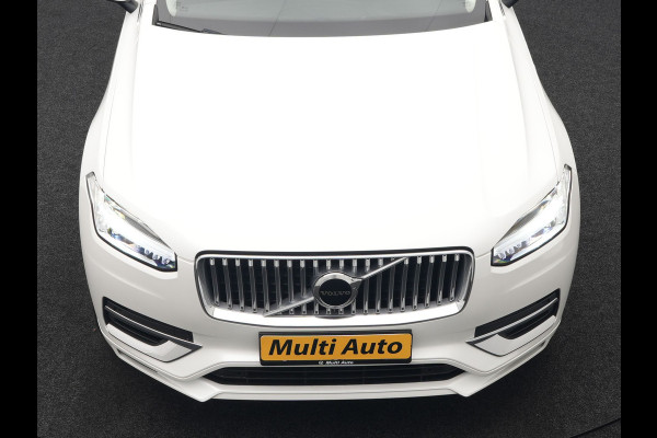 Volvo XC90 T8 Recharge AWD Core Bright Plug In Hybrid 456pk 7-Persoons Dealer O.H PHEV | Trekhaak Af Fabriek | Adaptive Cruise | Camera | Lederen Sportstoelen Memory & Verwarmd | Google Assistent | Apple Carplay | Stuur Verwarmd | Virtual | Blis | Navigatie | DAB |