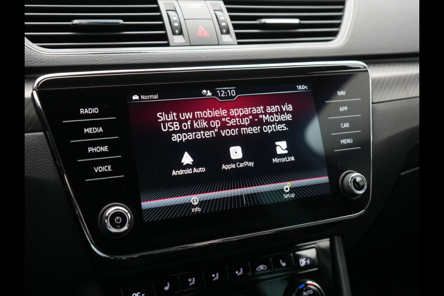 Škoda Superb Combi 1.4 TSI iV Sportline Dealer O.H PHEV | Trekhaak Af Fabriek | Adaptive Cruise | Alcantara Sportstoelen Memory & Verwarmd | Canton Audio | Apple Carplay | Stuur Verwarmd | Keyless | Sfeerverlichting |  Navigatie | DAB |