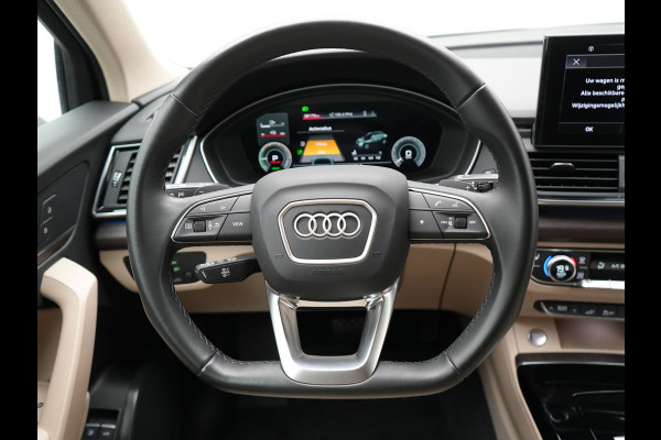 Audi Q5 Sportback 50 TFSI e S Line Plug In Hybrid 300pk Dealer O.H PHEV | Luchtvering | Matrix LED | 21"Audi Sport L.M | Sfeerverlichting | Lederen Sportstoelen Verwarmd | Cruise Control | Navigatie | Virtual | DAB |