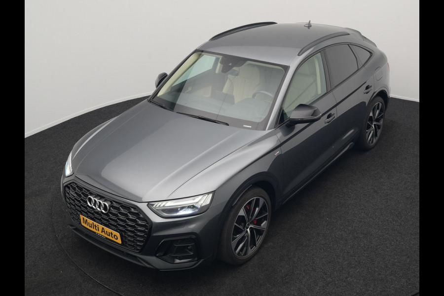 Audi Q5 Sportback 50 TFSI e S Line Plug In Hybrid 300pk Dealer O.H PHEV | Luchtvering | Matrix LED | 21"Audi Sport L.M | Sfeerverlichting | Lederen Sportstoelen Verwarmd | Cruise Control | Navigatie | Virtual | DAB |