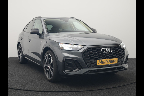 Audi Q5 Sportback 50 TFSI e S Line Plug In Hybrid 300pk Dealer O.H PHEV | Luchtvering | Matrix LED | 21"Audi Sport L.M | Sfeerverlichting | Lederen Sportstoelen Verwarmd | Cruise Control | Navigatie | Virtual | DAB |