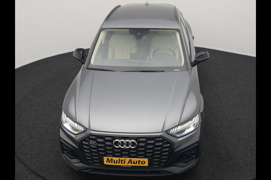 Audi Q5 Sportback 50 TFSI e S Line Plug In Hybrid 300pk Dealer O.H PHEV | Luchtvering | Matrix LED | 21"Audi Sport L.M | Sfeerverlichting | Lederen Sportstoelen Verwarmd | Cruise Control | Navigatie | Virtual | DAB |