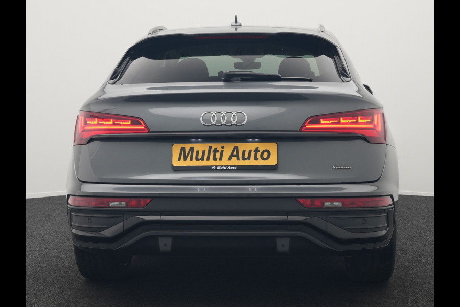 Audi Q5 Sportback 50 TFSI e S Line Plug In Hybrid 300pk Dealer O.H PHEV | Luchtvering | Matrix LED | 21"Audi Sport L.M | Sfeerverlichting | Lederen Sportstoelen Verwarmd | Cruise Control | Navigatie | Virtual | DAB |