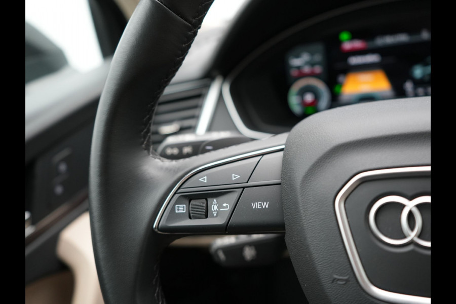 Audi Q5 Sportback 50 TFSI e S Line Plug In Hybrid 300pk Dealer O.H PHEV | Luchtvering | Matrix LED | 21"Audi Sport L.M | Sfeerverlichting | Lederen Sportstoelen Verwarmd | Cruise Control | Navigatie | Virtual | DAB |